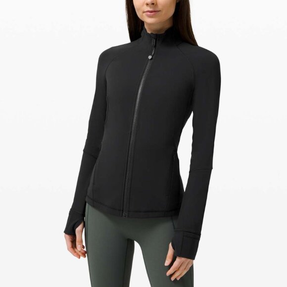 NWT Lululemon Nulu Fold Zip Jacket Black Size 2 - similar to Define Jacket